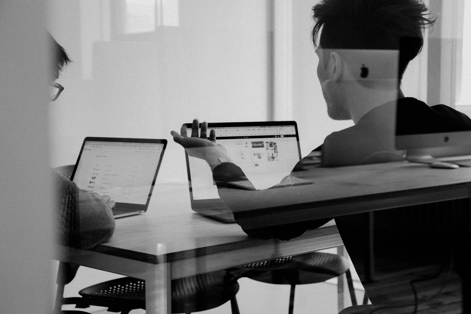 a pair of headphones on a desk